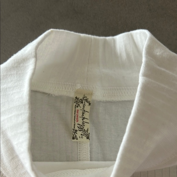 NWT White Long Sleeve Ribbed Top by Intimately by Free People in size L - Picture 2 of 9